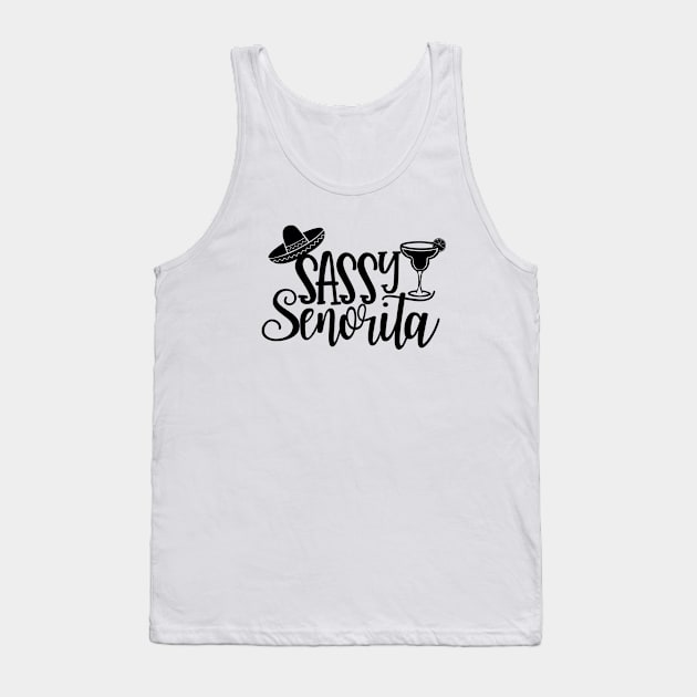 Sassy Senorita Tank Top by CANVAZSHOP